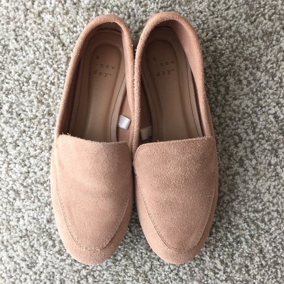 blush loafers